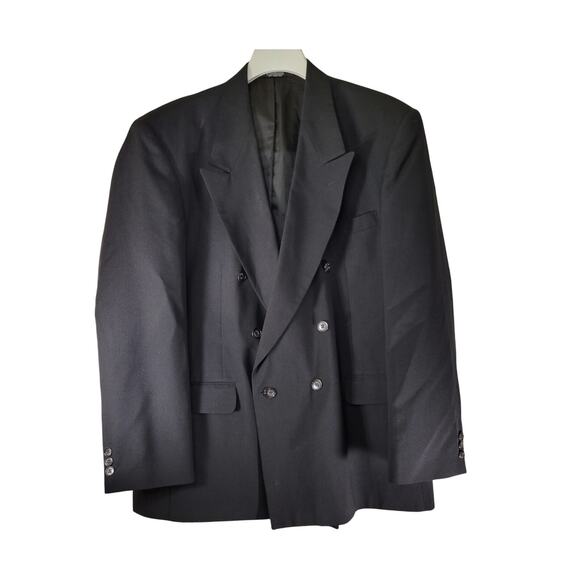 Barrington Other - Barrington Men's Black Suit Jacket Blazer Size Large‎ 35% Wool 65% Polyester